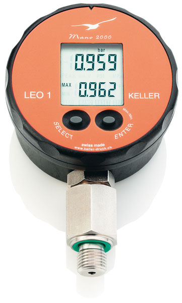 LEO1: manómetro digital con captura de picos